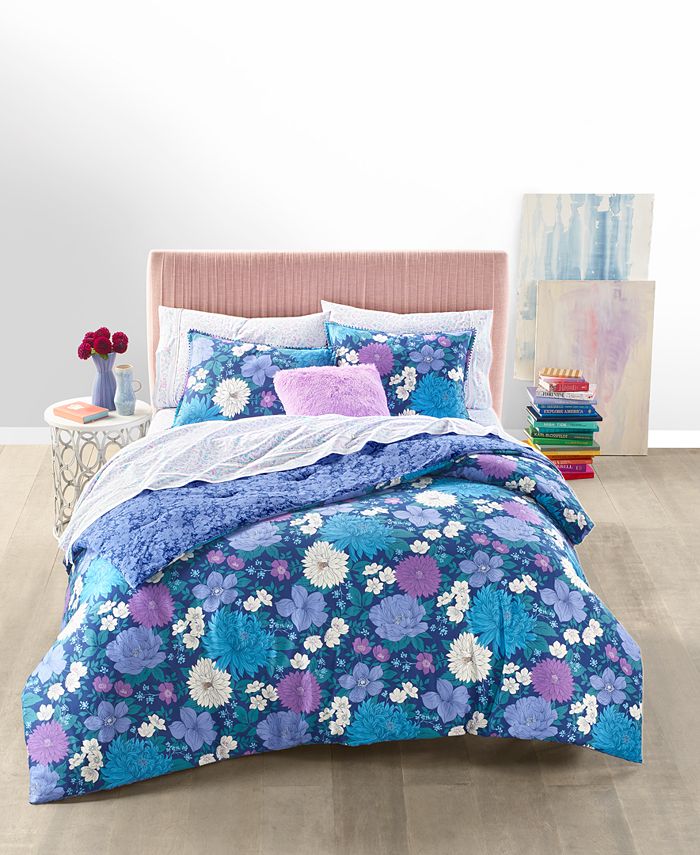 Martha Stewart Collection Candice Floral Bedding Collection Created For Macy S Reviews Designer Bedding Bed Bath Macy S