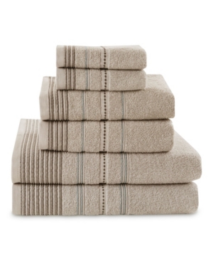 Talesma Rimini 6 Piece Towel Set Bedding In Open Brown