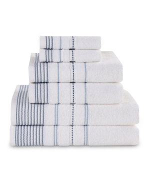 Talesma Rimini 6 Piece Towel Set Bedding In White