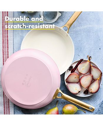 GreenPan Reserve Blush Pink 10-Piece Non-Stick Ceramic Cookware Set +  Reviews