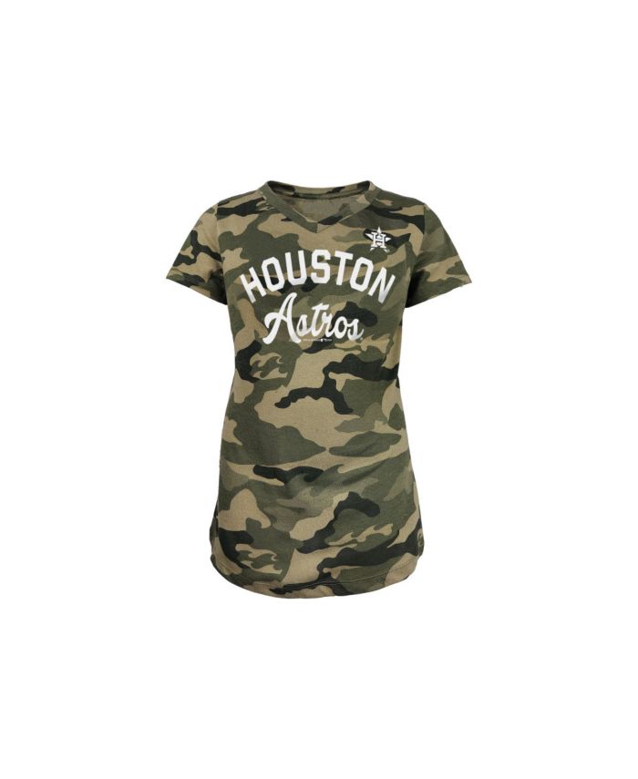 5th & Ocean Houston Astros Youth Girls Camo V-Neck T-Shirt & Reviews - MLB - Sports Fan Shop - Macy's