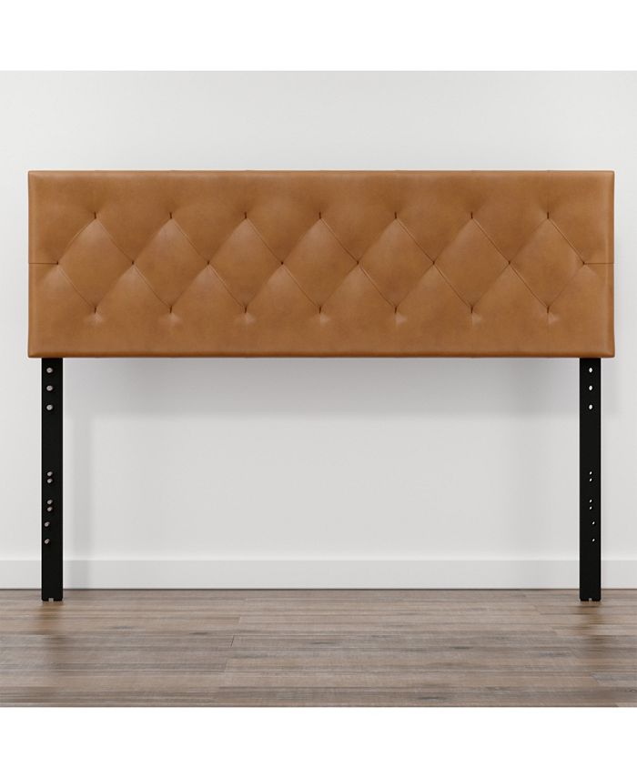 Dream Collection Adjustable Queen Size Faux Leather Headboard Macy's
