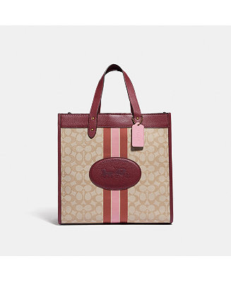 COACH Field Tote In Signature Jacquard With Coach Branding & Reviews -  Handbags & Accessories - Macy's