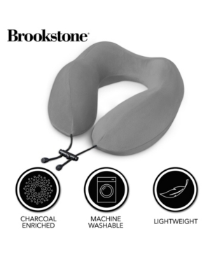 UPC 028332719933 product image for Brookstone Total Comfort Charcoal-Infused Travel Pillow | upcitemdb.com