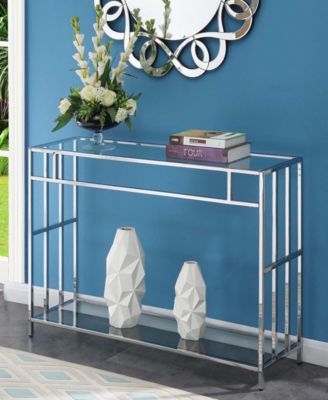 Mission Glass Console Table