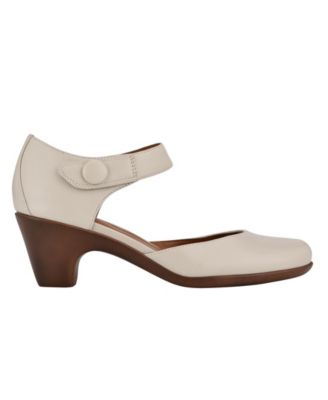 Women's Clarice Mary Jane Block Heel Pumps