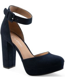 macy's blue pumps