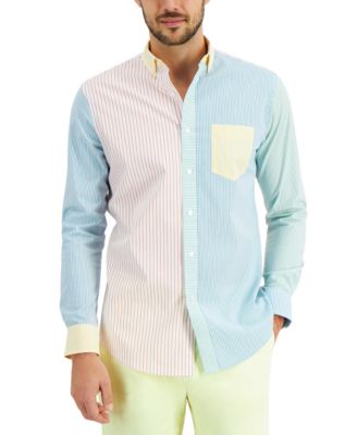 Club Room - Men's Mixed-Stripe Shirt