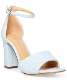 Blend-Q Quilted Two-Piece Block-Heel Sandals