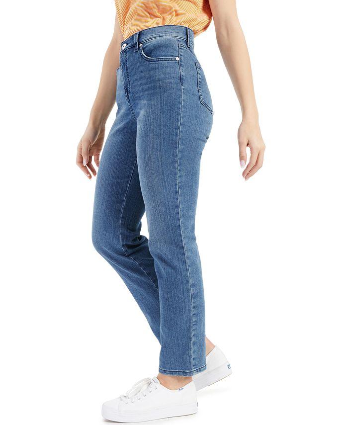 petite high rise jeans