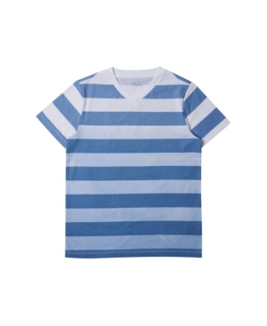 Big Boys V-neck Striped T-shirt