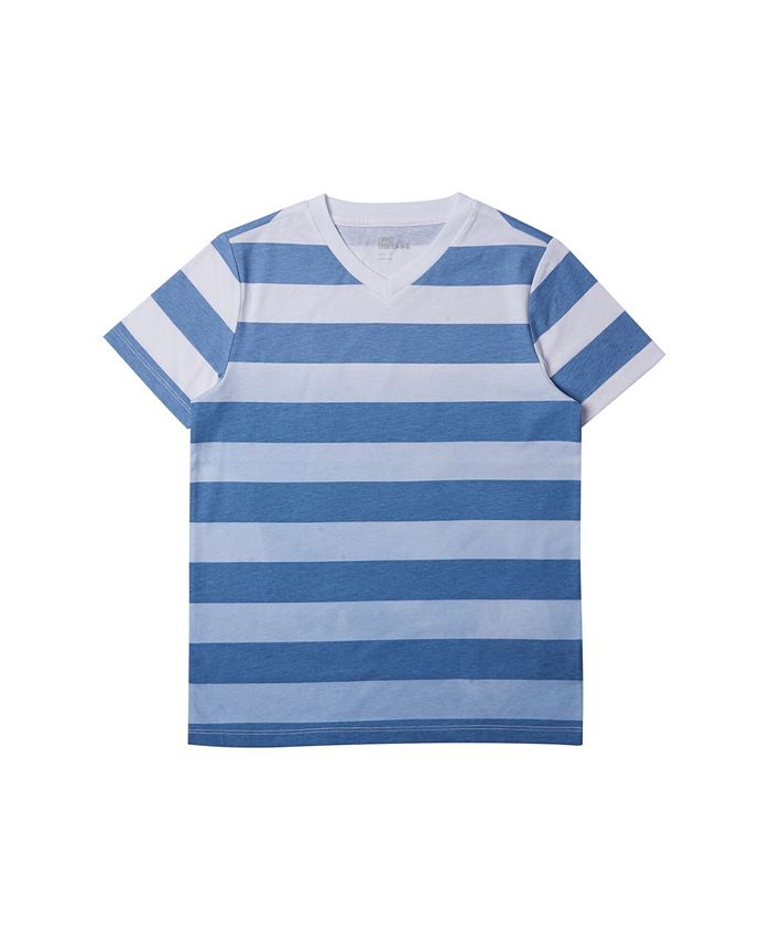 Epic Threads Big Boys V-neck Striped T-shirt - Macy's