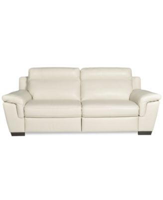 Julius Leather Power Motion Sofa - Furniture - Macy's