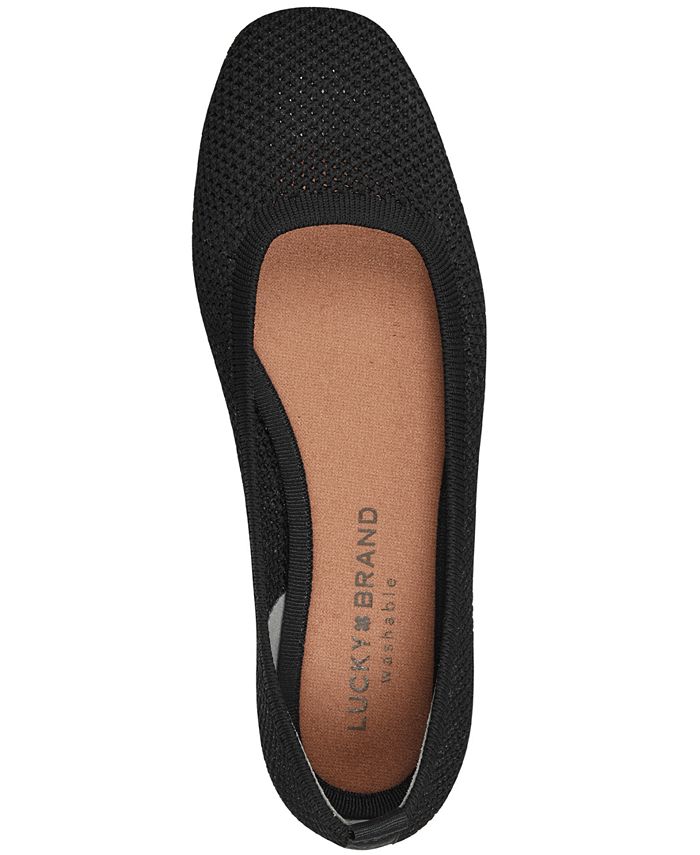 Lucky Brand Women's Daneric Washable Knit Flats - Macy's