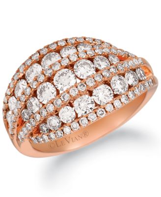 Nude Diamond Statement Ring (2 ct. t.w.) in 14k Rose Gold