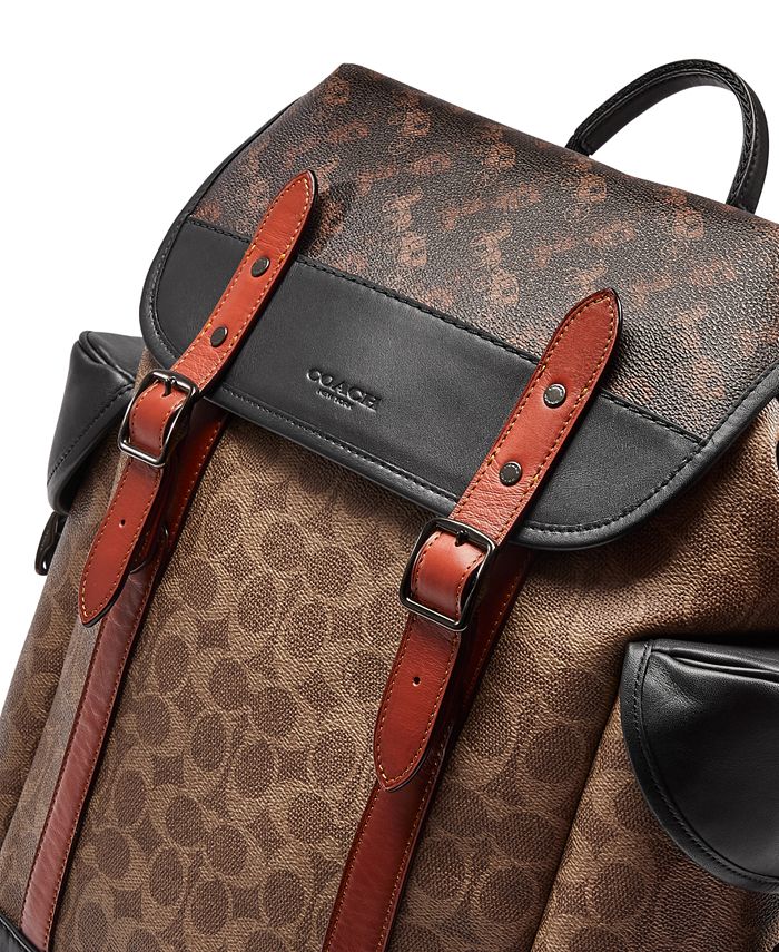 COACH Men's Hitch Signature Backpack Macy's