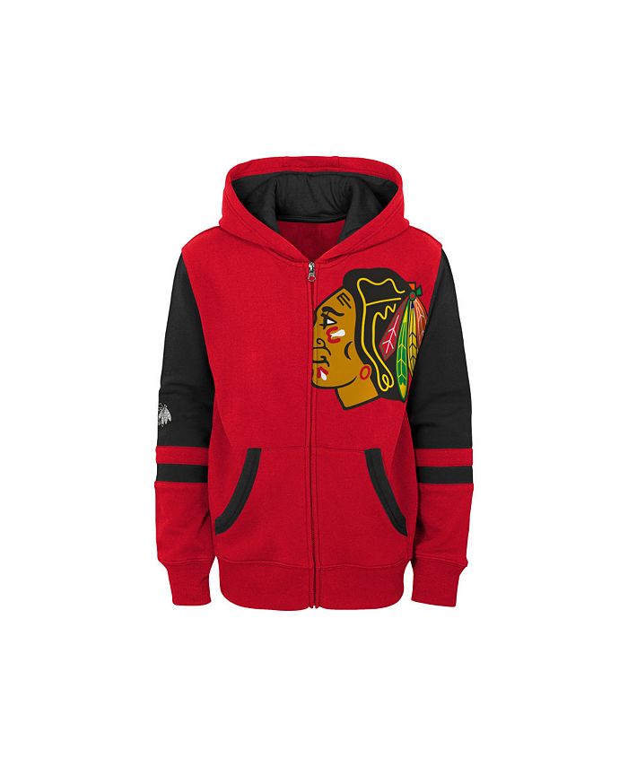 Youth Red Chicago Blackhawks Play-By-Play Performance Pullover