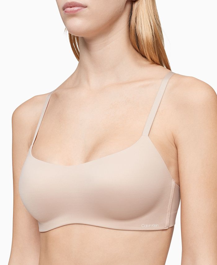 Calvin Klein Liquid Touch Lightly Macy\'s Lined Bralette QF5681 
