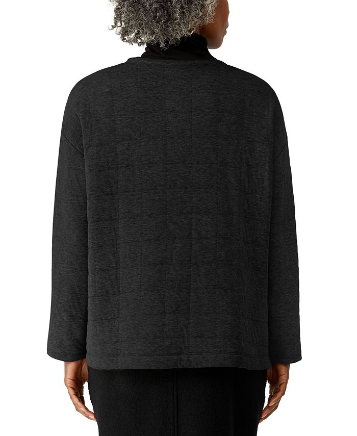 Eileen Fisher Round-Neck Relaxed Top - Macy's
