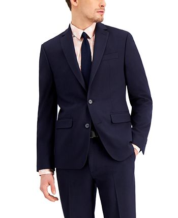 Men's Slim-Fit Solid Suit Jacket, Vest & Pant, Created for Macy's