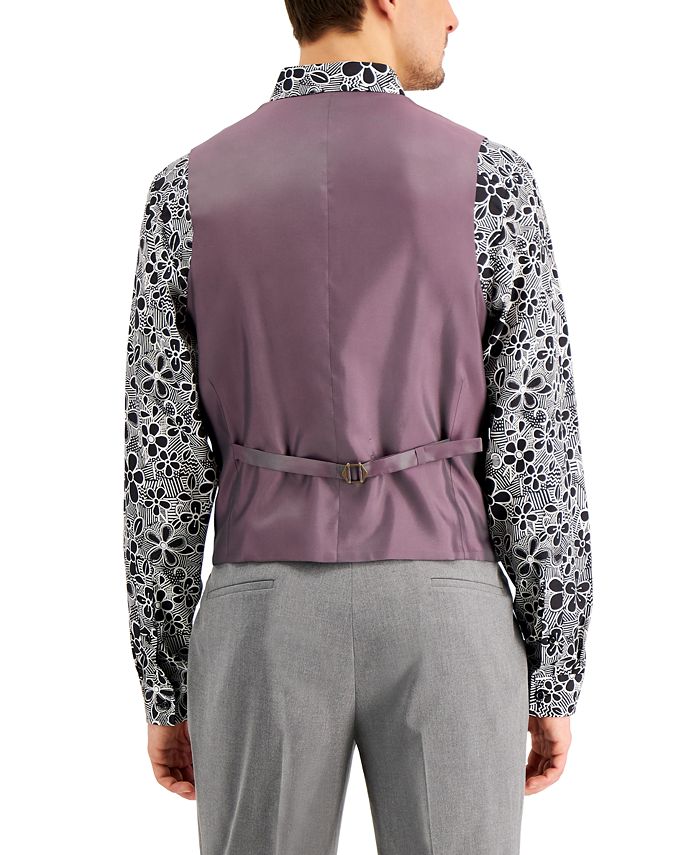 I.N.C. International Concepts Men's SlimFit Gray Solid Suit Vest