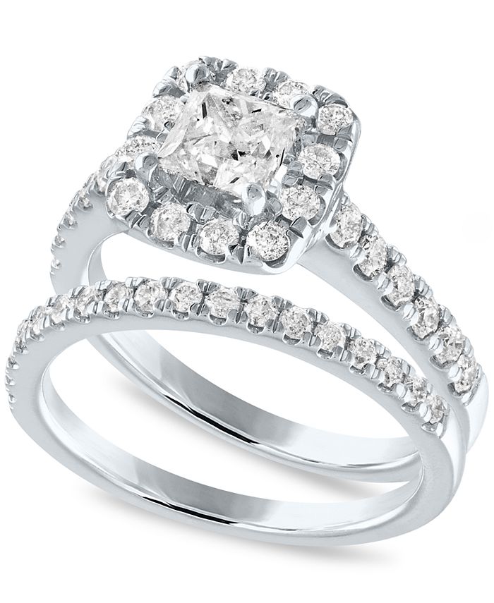 Macy's diamond wedding sets hot sale