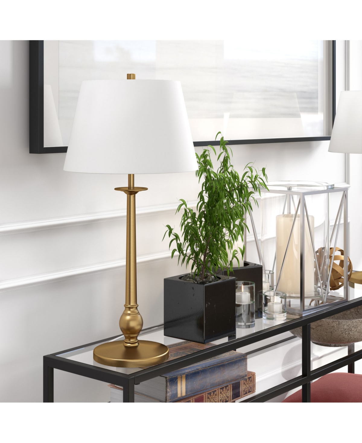 Hudson & Canal Wilmer Table Lamp In Brass