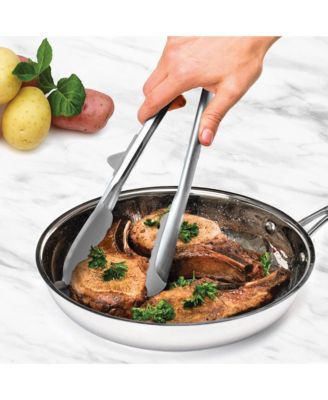 Tip Top Tongs, Easy-Grip Kitchen Tongs for Cooking With Silicone Tips