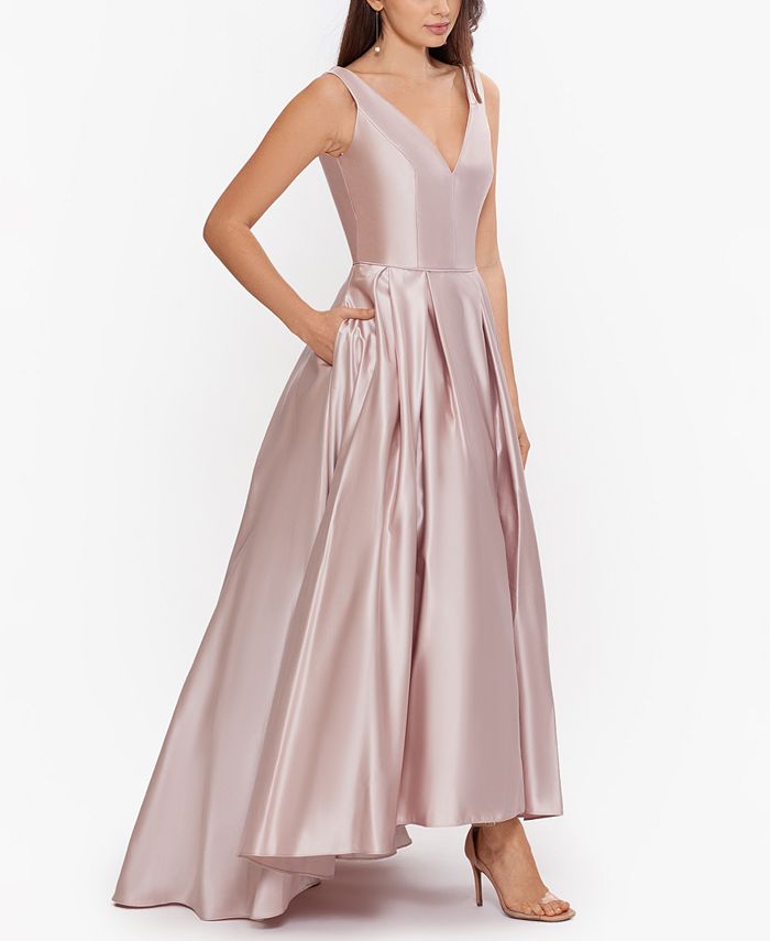 betsy and adam high low gown