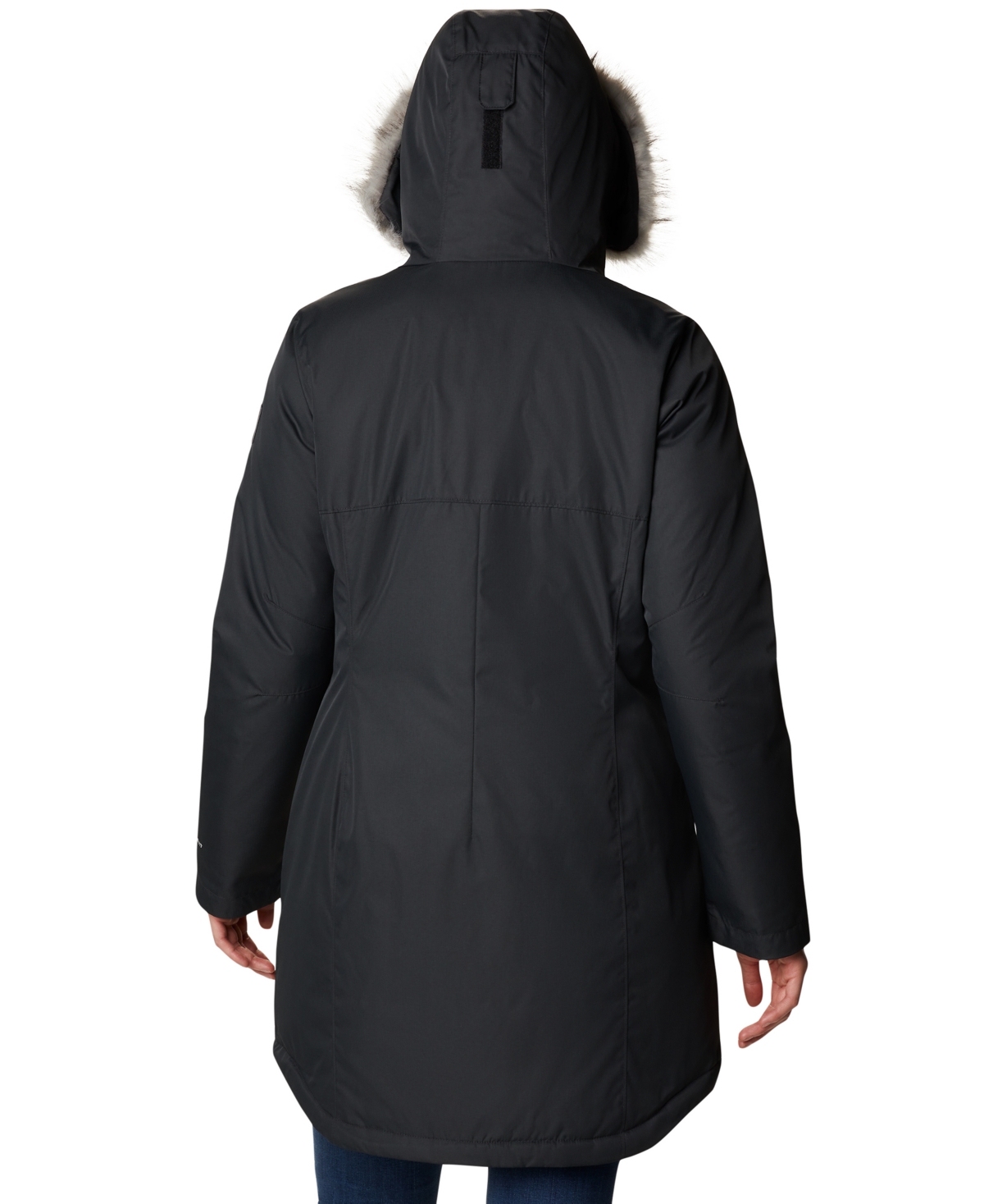 Columbia Women's Suttle Mountain Long Insulated Jacket In Black