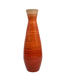 31.5" Classic Bamboo Handmade Floor Vase