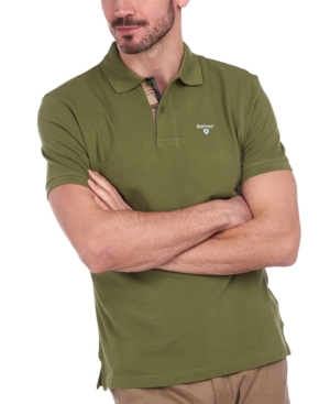 Barbour Men's Tartan Pique Polo
