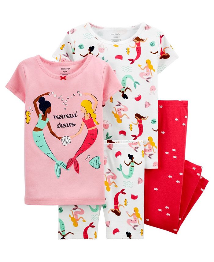 Carters mermaid pajamas clearance
