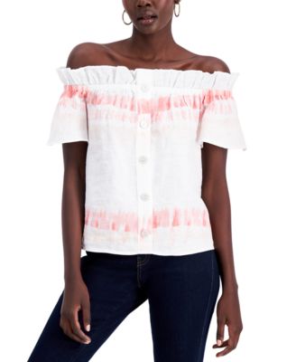 INC International Concepts - Petite Off-the-Shoulder Blouse