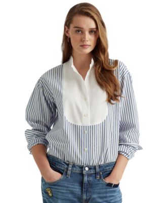 ralph lauren womens tuxedo shirt