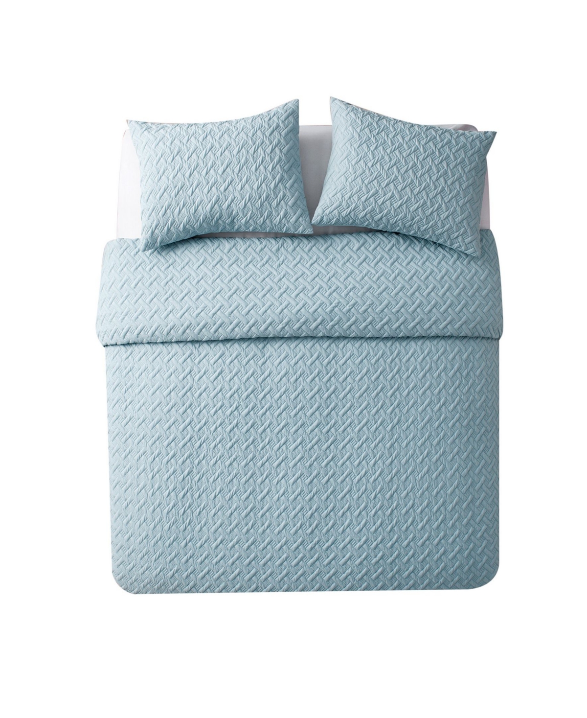 Vcny Home Nina Embossed Comforter Set,