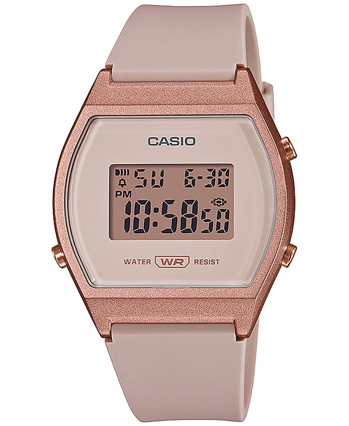 Casio Unisex Digital Stainless Steel Bracelet Watch 32mm - Macy's