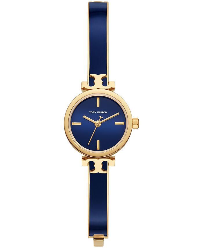 Tory Burch Women's Slim Analog Gold-Tone & Navy Stainless Steel Bracelet  Watch 22mm & Reviews - All Watches - Jewelry & Watches - Macy's