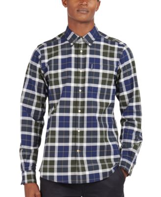 Barbour - Men's Tailored-Fit Stretch Tartan Shirt