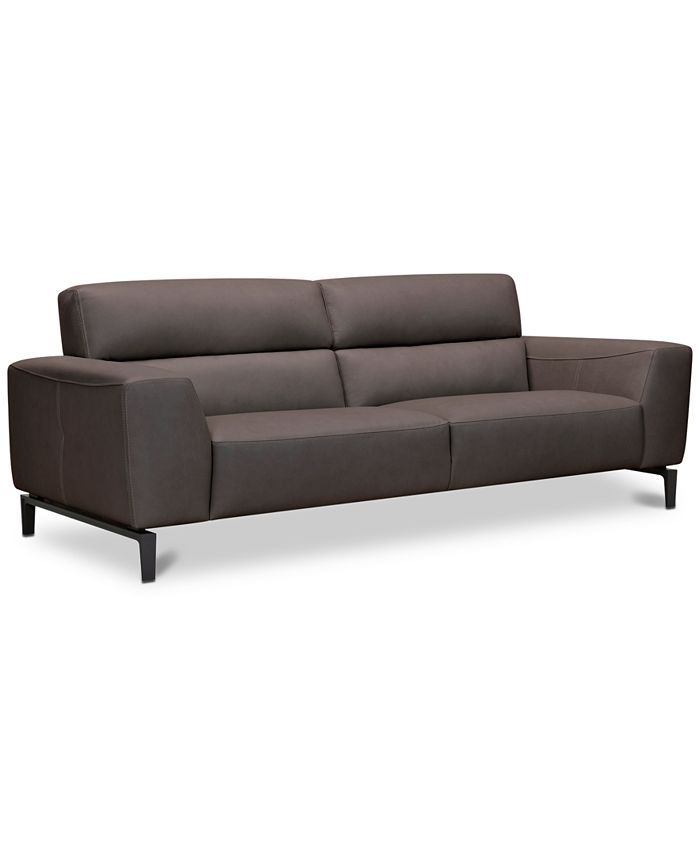 Natuzzi leather store sofa macys