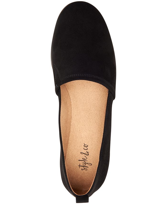 Style & Co Nouraa Slip-On Flats, Created for Macy's & Reviews - Flats ...