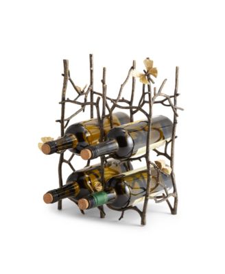 Butterfly Ginkgo 6-Bottle Wine Rack