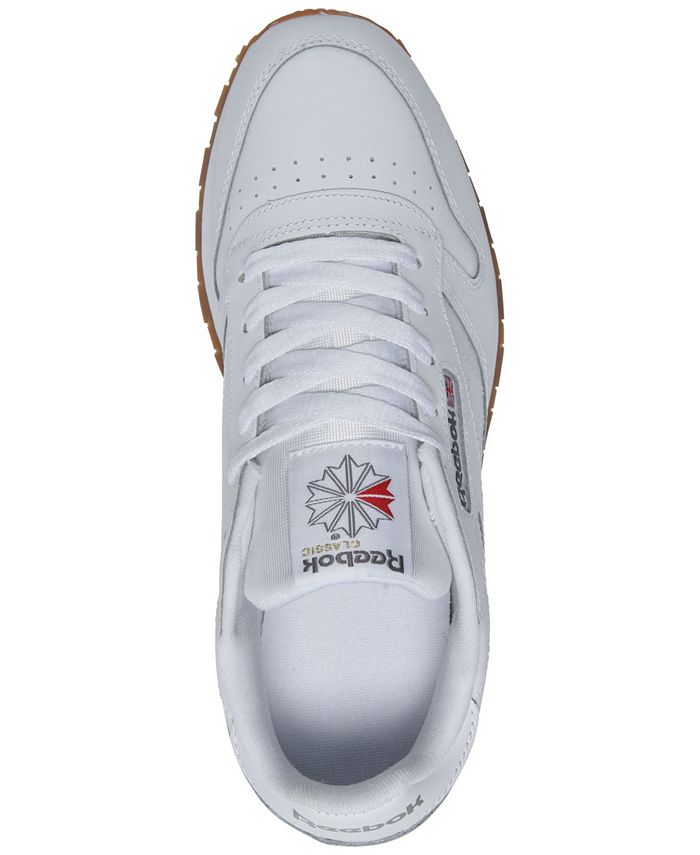Reebok Big Kids Classic Leather Casual Sneakers from Finish Line - Macy's