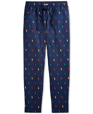 Polo Ralph Lauren Men's Knit Allover Print Pajama Pants - Macy's