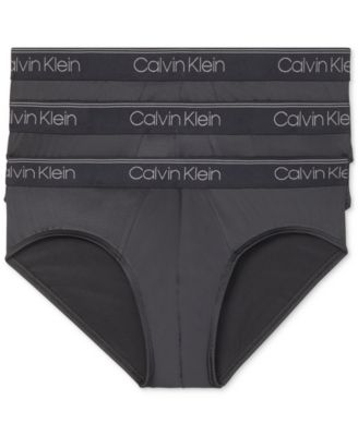 캘빈 클라인 남성 언더웨어 세트 (선물 추천) Calvin Klein Mens 3-Pack Microfiber Stretch Low-Rise Briefs,Black