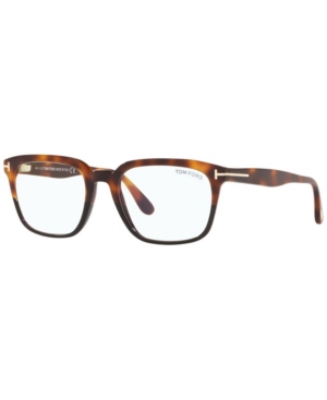 Tom Ford Ft5626-bw53056 Men's Square Eyeglasses In Dark Havana