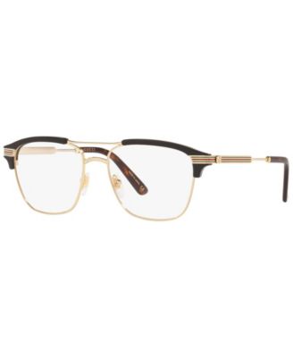 Gucci GG0241O002 Men's Square Eyeglasses - Macy's