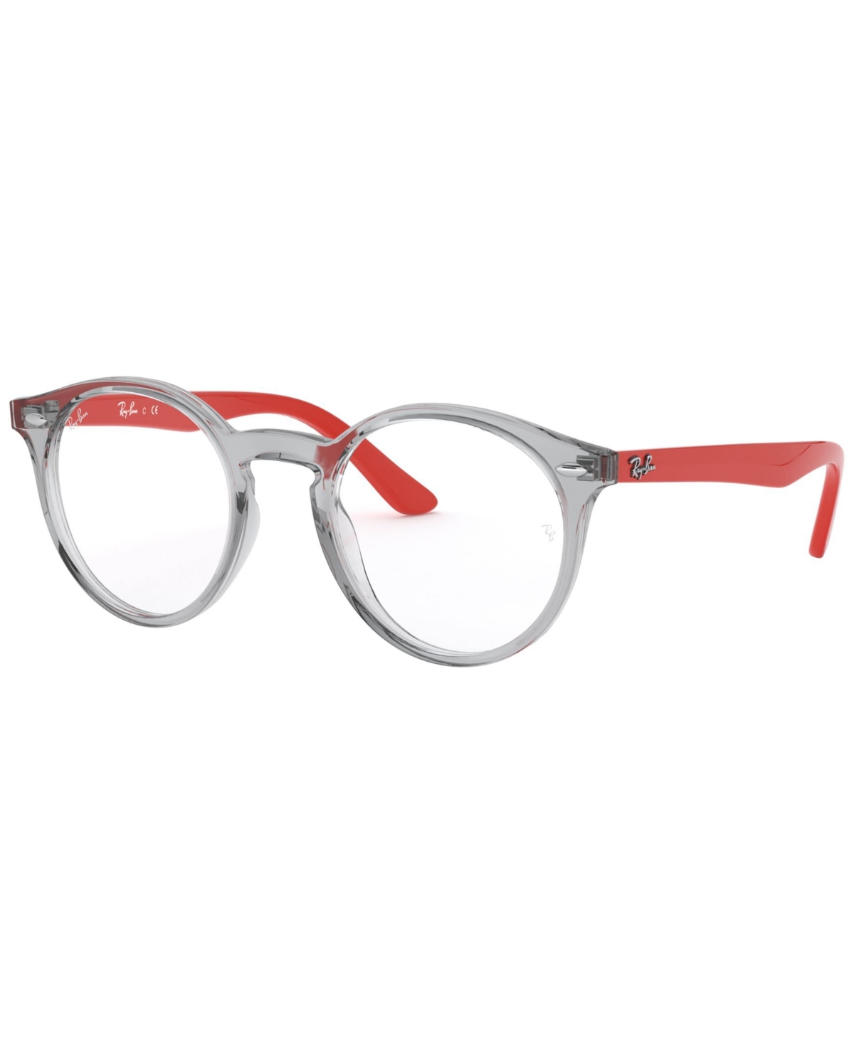 Child Round Eyeglasses, RY1594 - Transparent Gray
