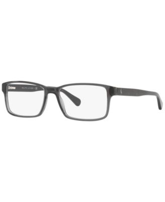 Polo Ralph Lauren PH2123 Men's Rectangle Eyeglasses - Black Crystal