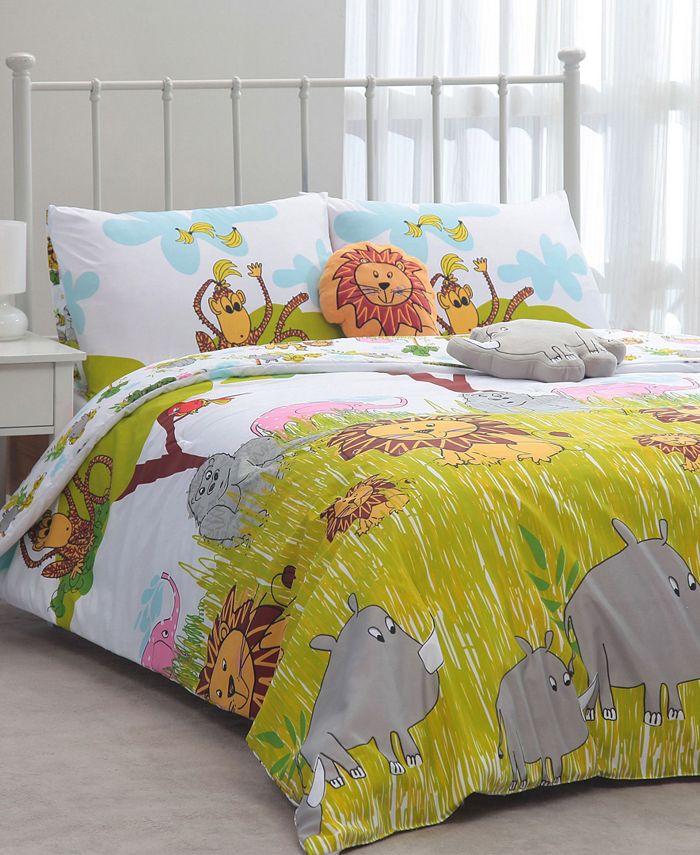Small World Home Cheeky Monkey 4 Pc, Twin Bed Sets Clearance